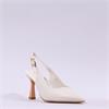 Una Healy Teen Spirit Pointed Slingback - Off White Combi